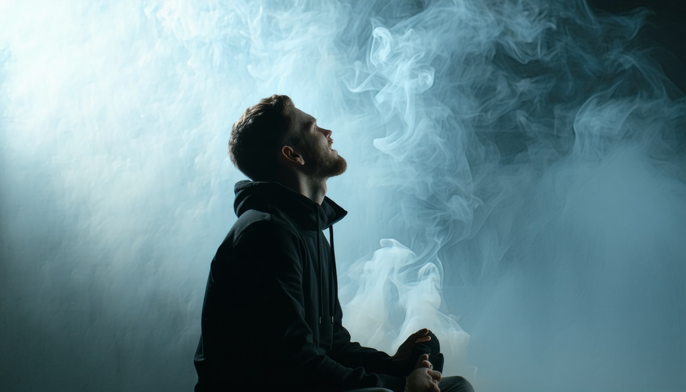 Illustration of a person experiencing a moment of clarity.